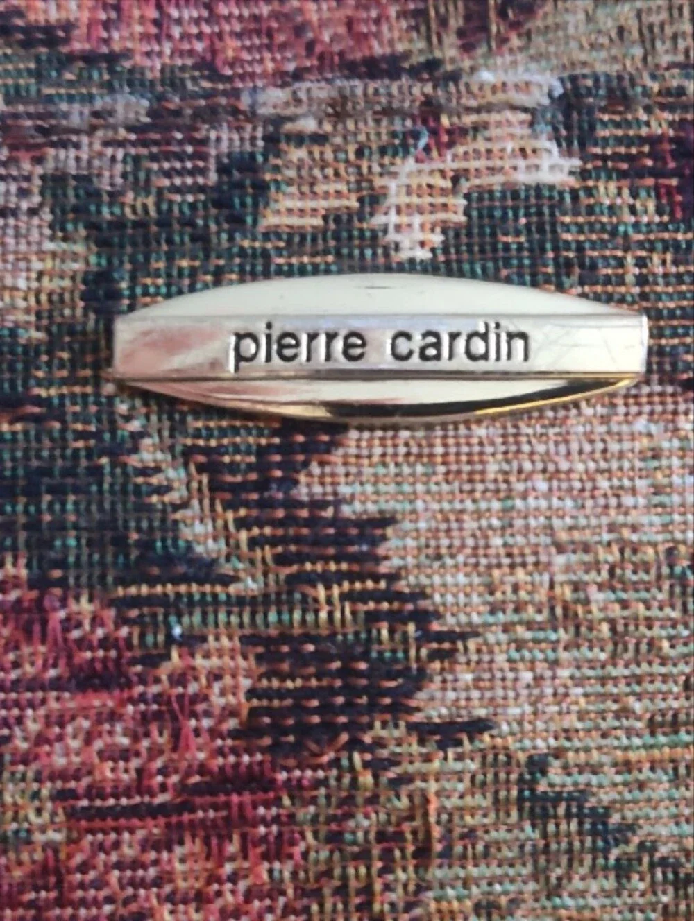 Pierre Cardin Brown Floral Tapestry Duffel Bag